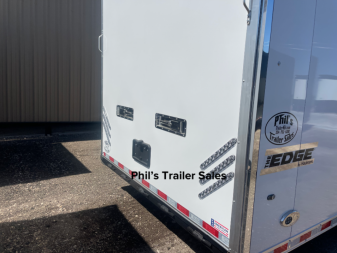 New 2024 Haulmark 8.5X34 HAULMARK EDGE PRO ELECTRIC AWNING & REAR DOORS Car / Racing Trailer